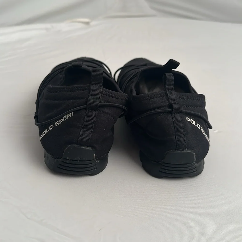 Polo Sport black vintage slip on sneakers